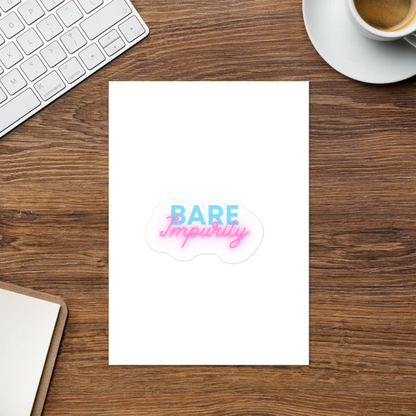 Bare Impurity Sticker sheet