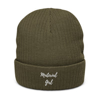 Material Girl Recycled cuffed beanie